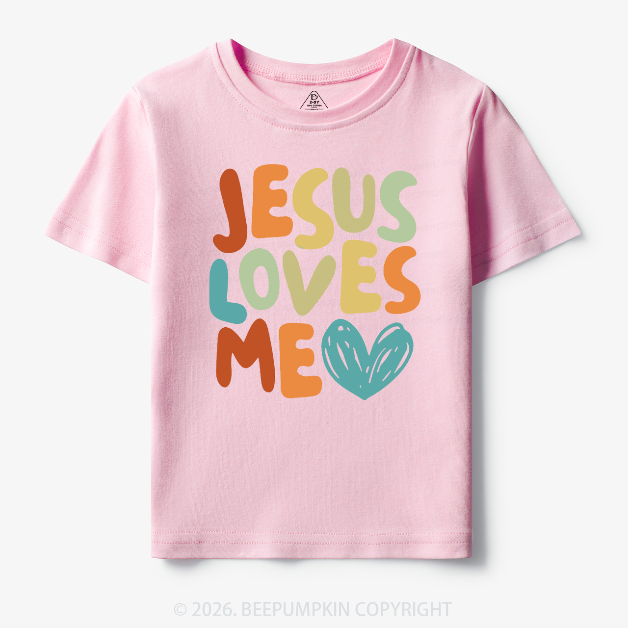 Jesus Loves Me Christian Toddler&Kid's Tees