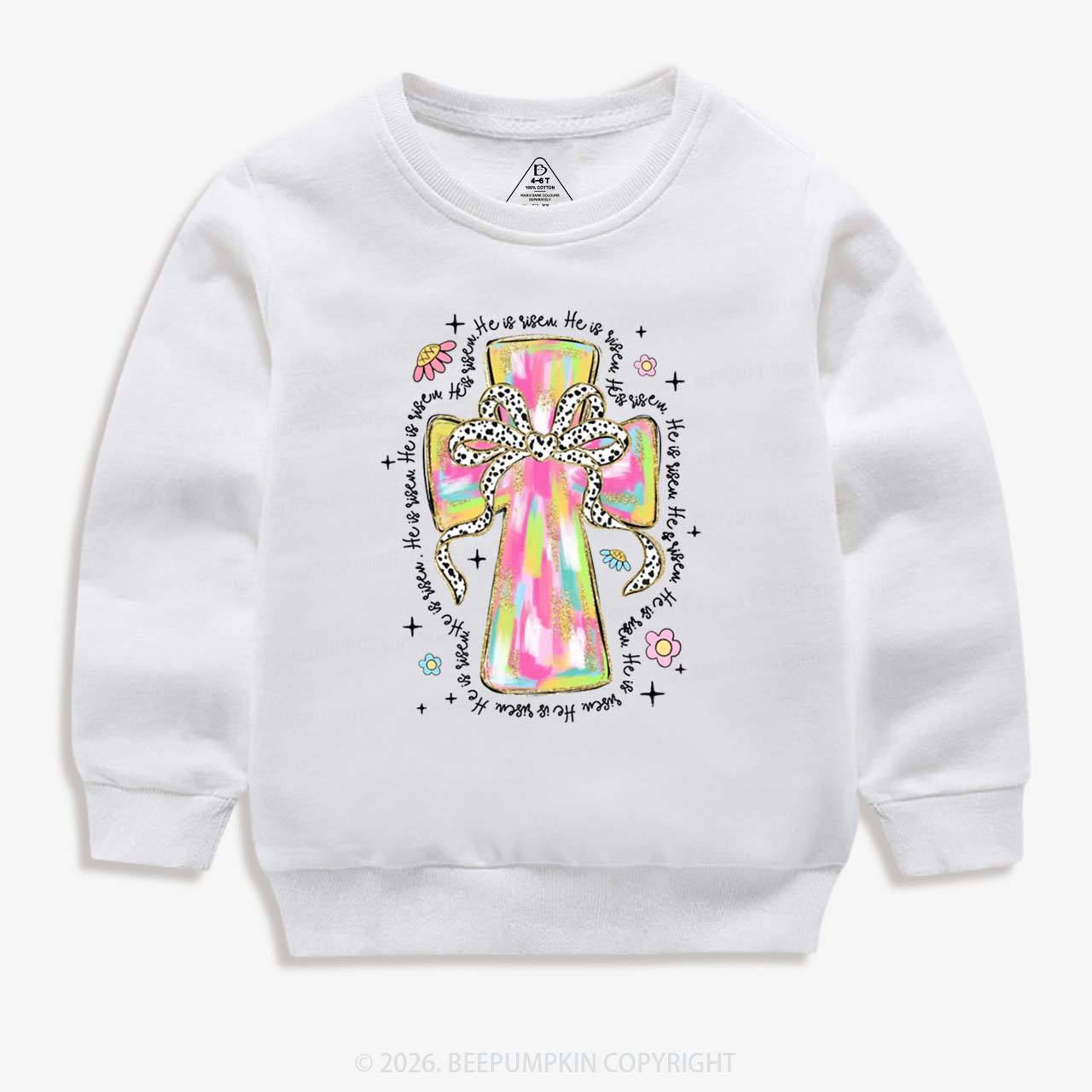 Pastel Easter Christian Kid's Sweatshirt