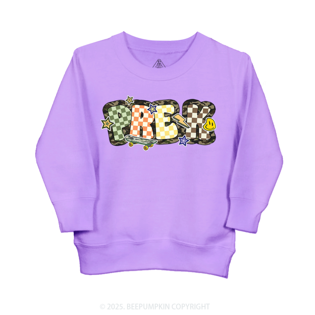 School Boy Sublimation File Kid's Sweatshirt