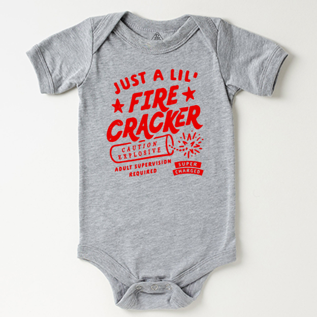 Firecracker Independence Day Bodysuit Beepumpkin