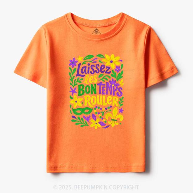 Laissez Les Bon Temps Rouler Toddler&Kid's Tees Beepumpkin