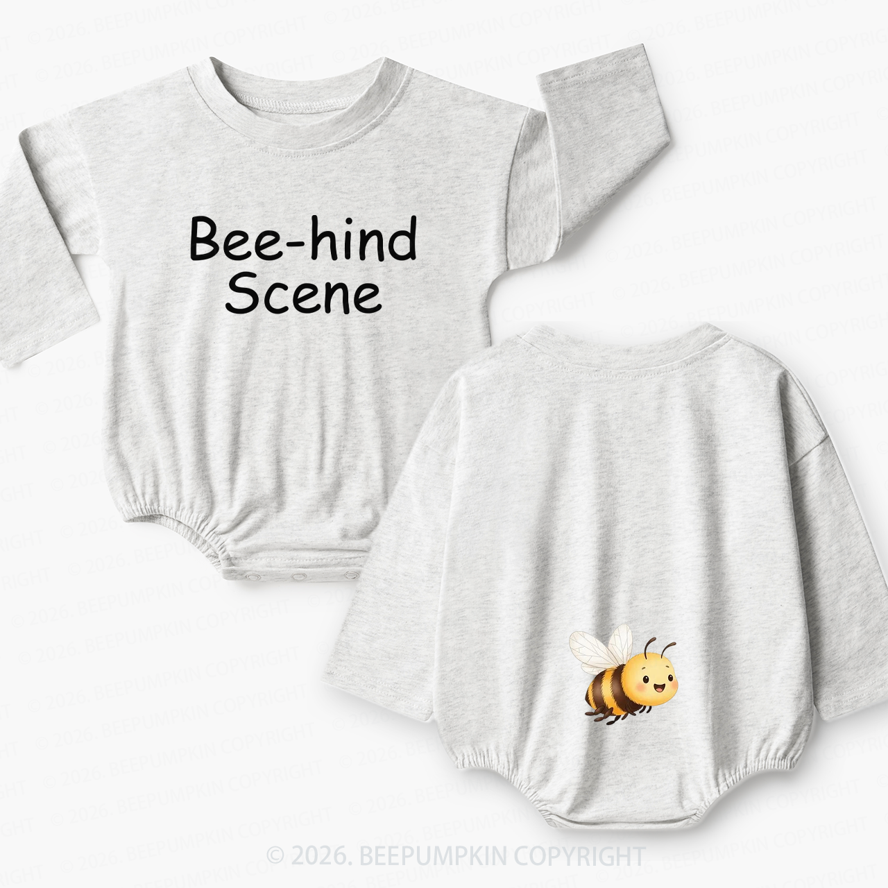 Bee-Hind Scene Baby Bubble Romper