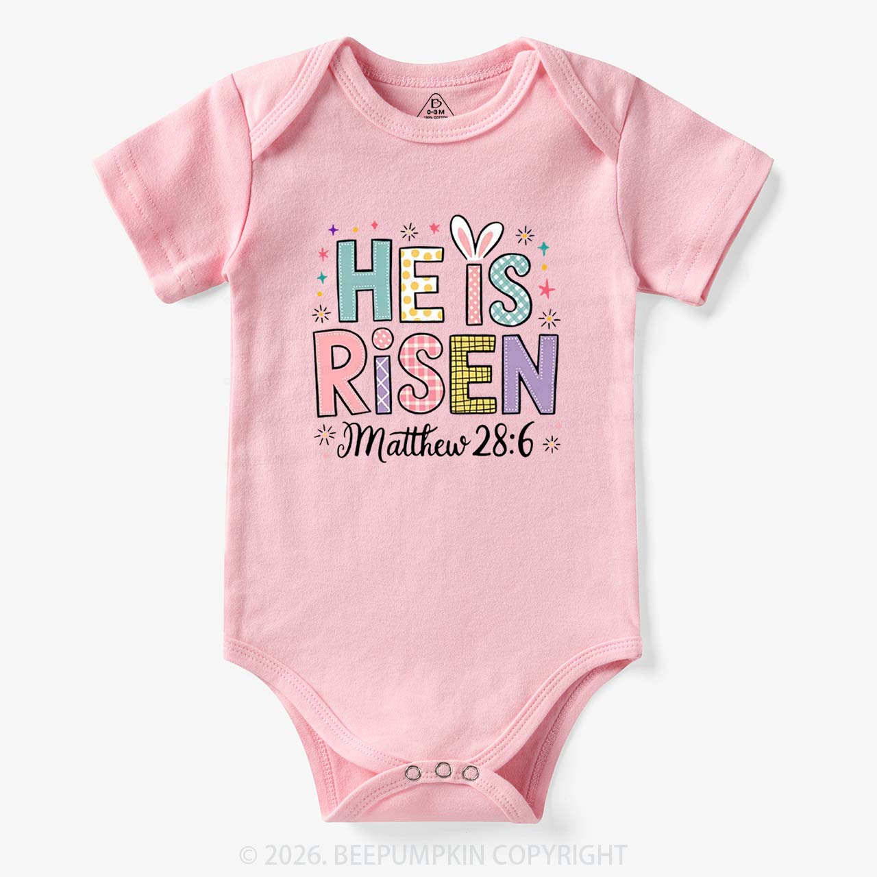 He is Risen Easter Joy Bodysuit