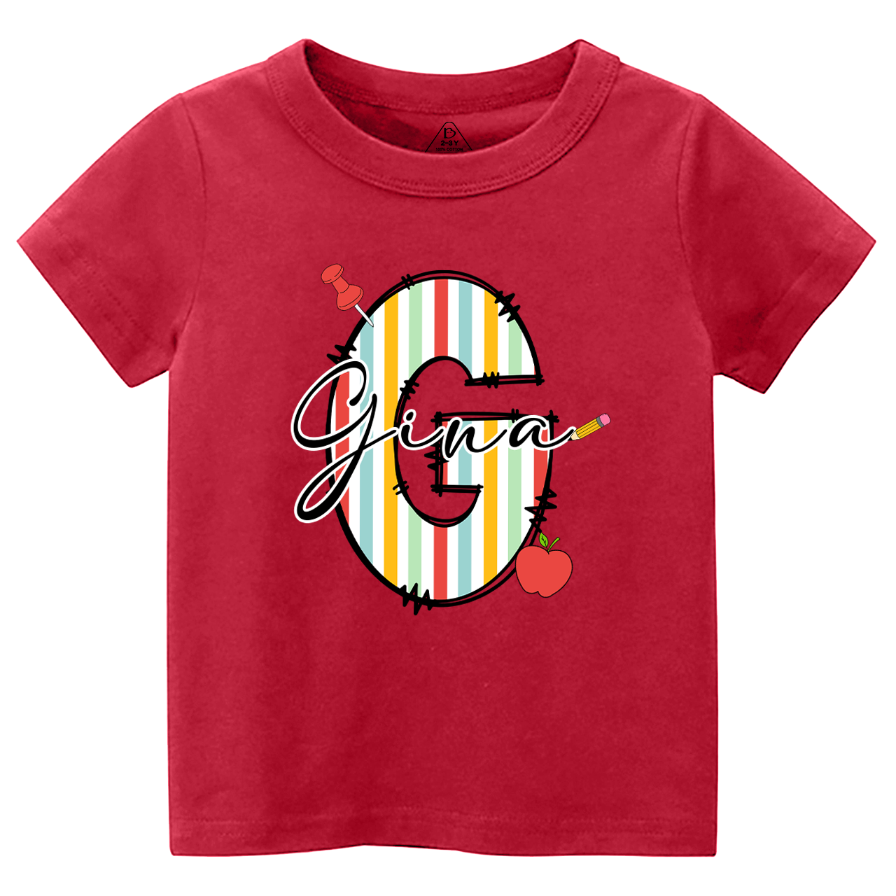Personalized Alphabet Toddler&Kid's Tees Beepumpkin