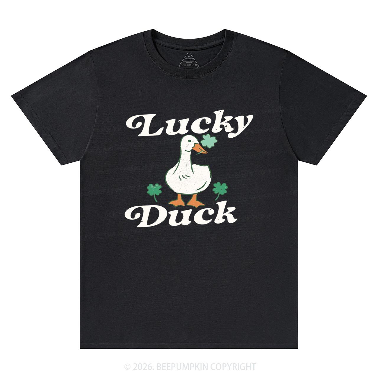 Lucky Duck St Patrick's Day T-Shirts Beepumpkin