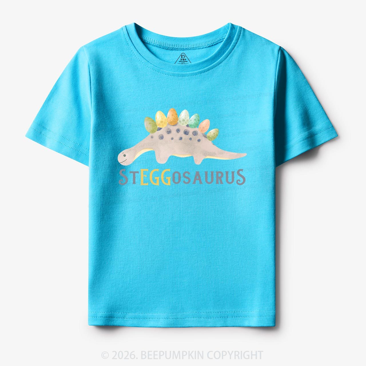 Steggosaurus Easter Toddler&Kid's Tees Beepumpkin