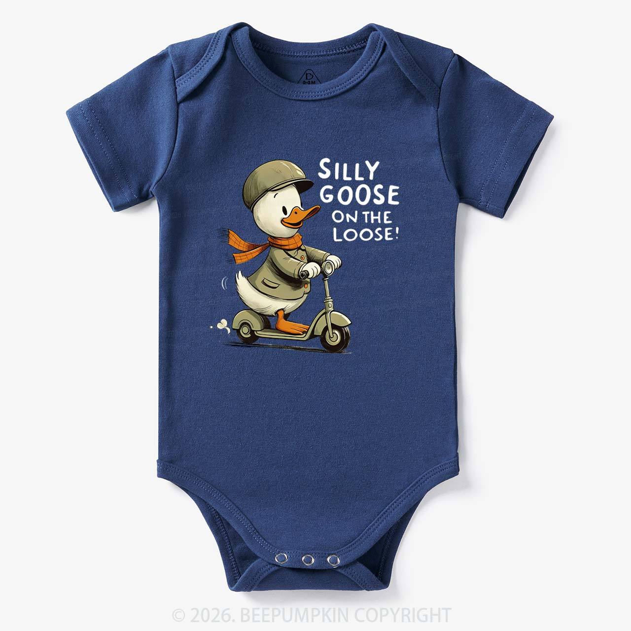 Silly Goose on the Loose Funny Bodysuit