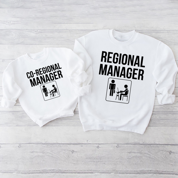Regional Manager The Office Matching Family Sweatshirts