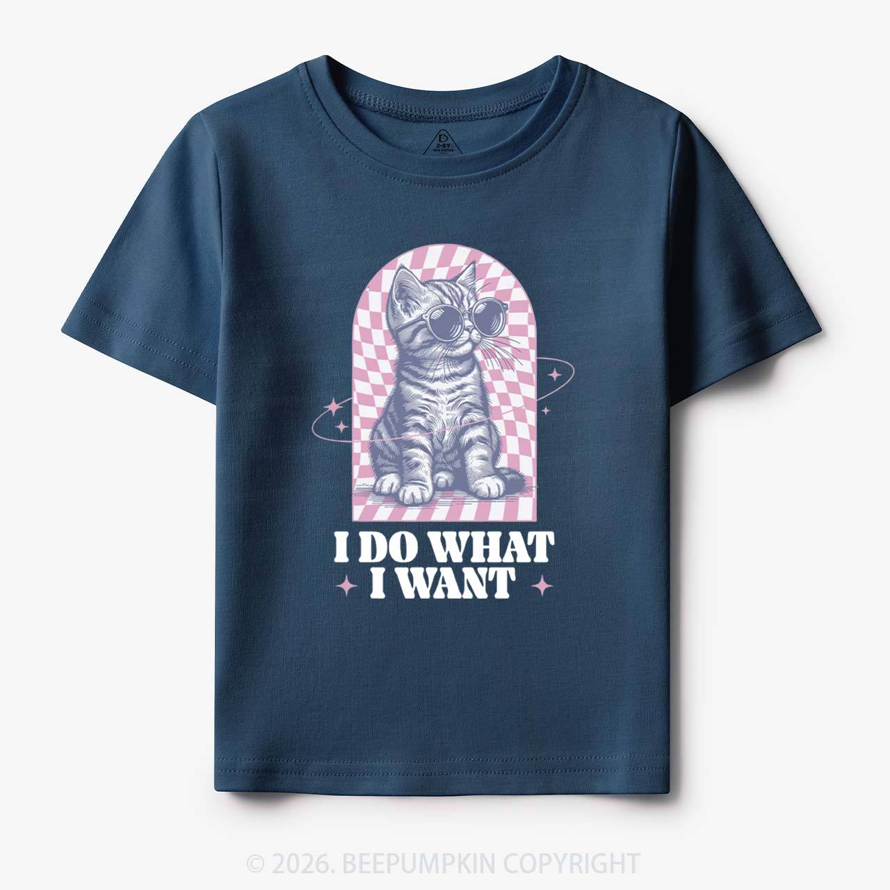I Do What I Want Kitten Toddler&Kid's Tees