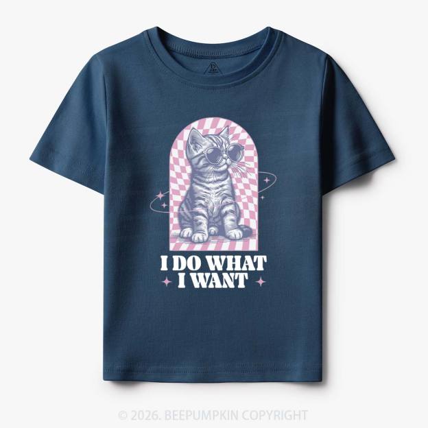 I Do What I Want Kitten Toddler&Kid's Tees