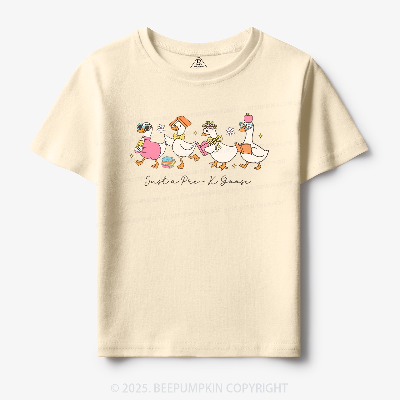 Personalized Back To School Goose Toddler&Kid's Tees Beepumpkin
