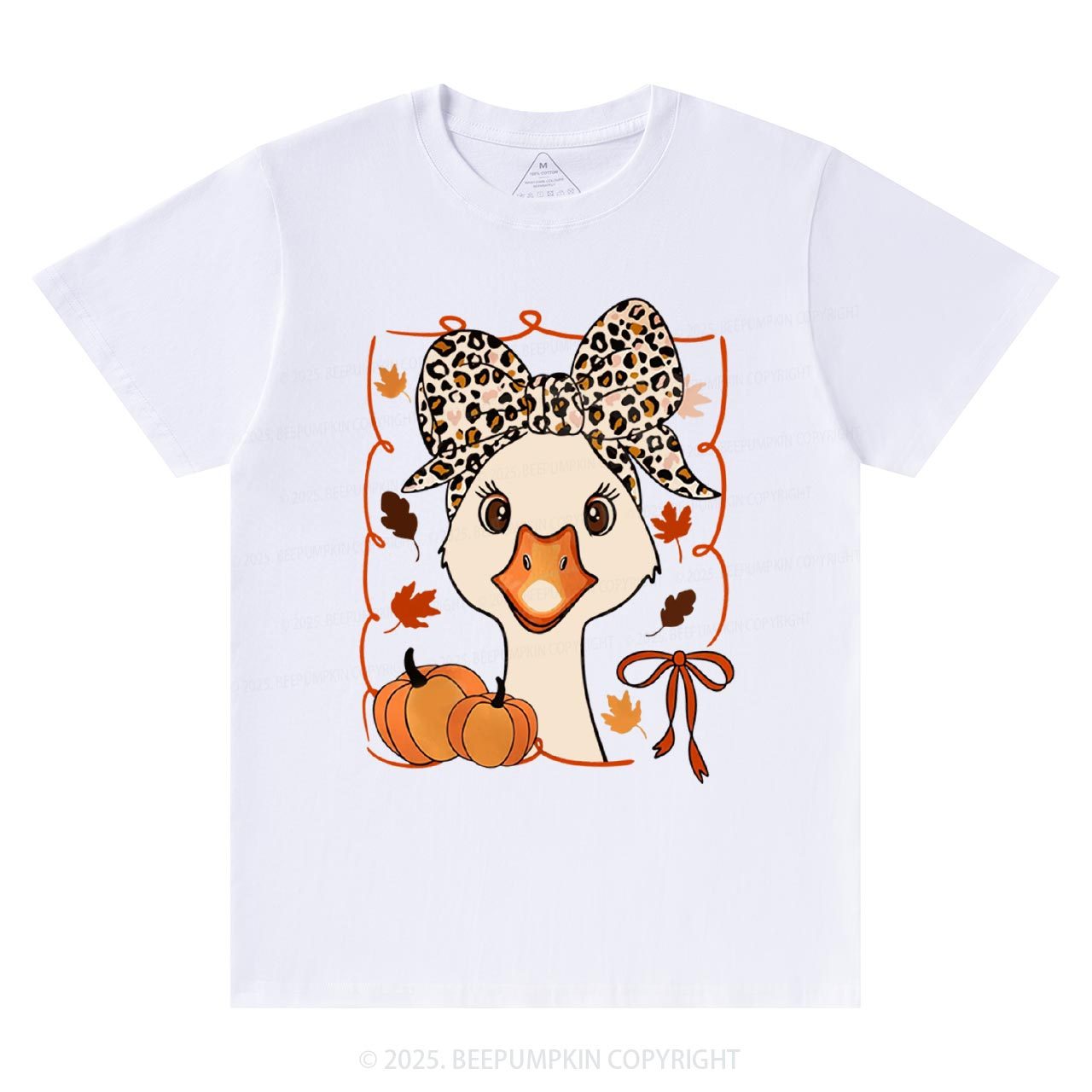 Leopard Bows T-Shirts Beepumpkin