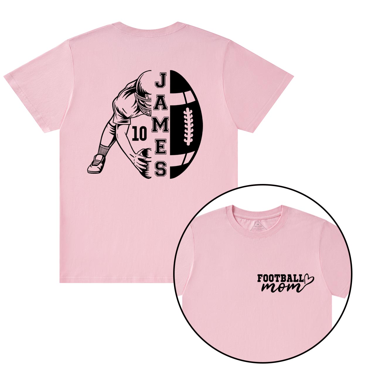 Personalized Cheer Gameday Mama T-Shirts Beepumpkin