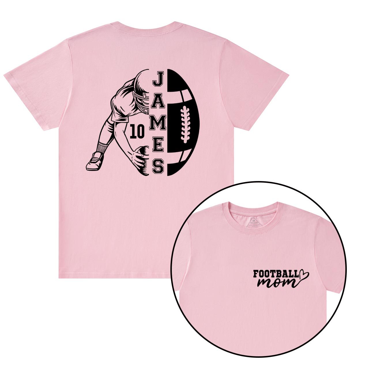 Personalized Cheer Gameday Mama T-Shirts Beepumpkin