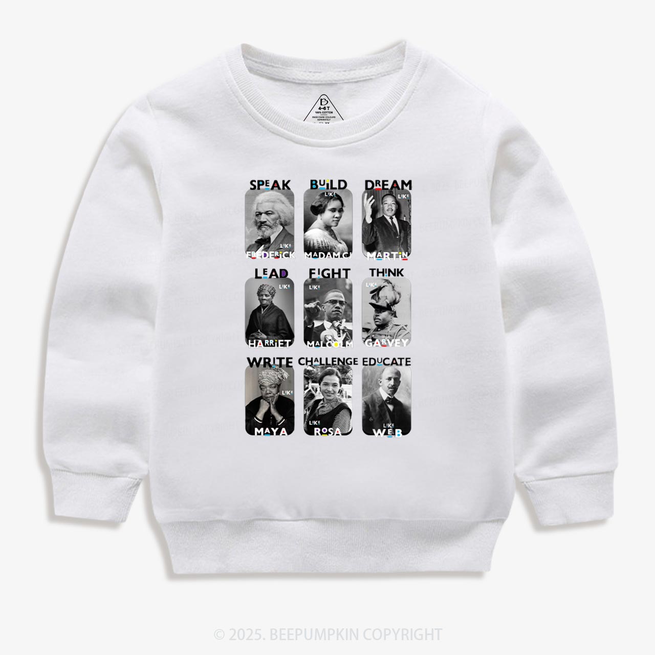 Inspired By Black History Kid's Sweatshirt