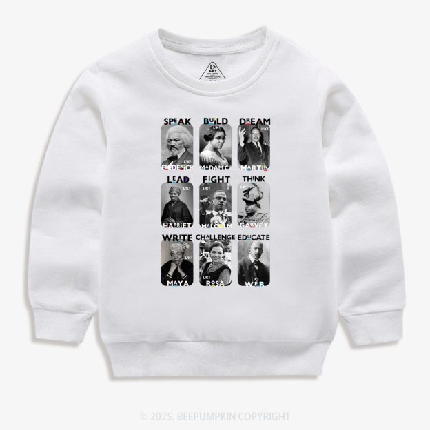 Inspired By Black History Kid's Sweatshirt