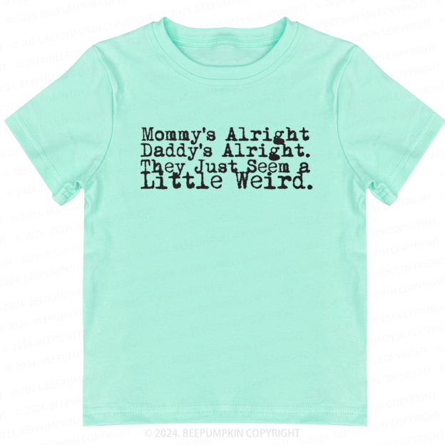 Unisex Kids Mommy Daddy Toddler&Kids Tees 8