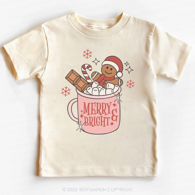 Hot Cocoa and Christmas Movies Tees For Kids Beepumpkin