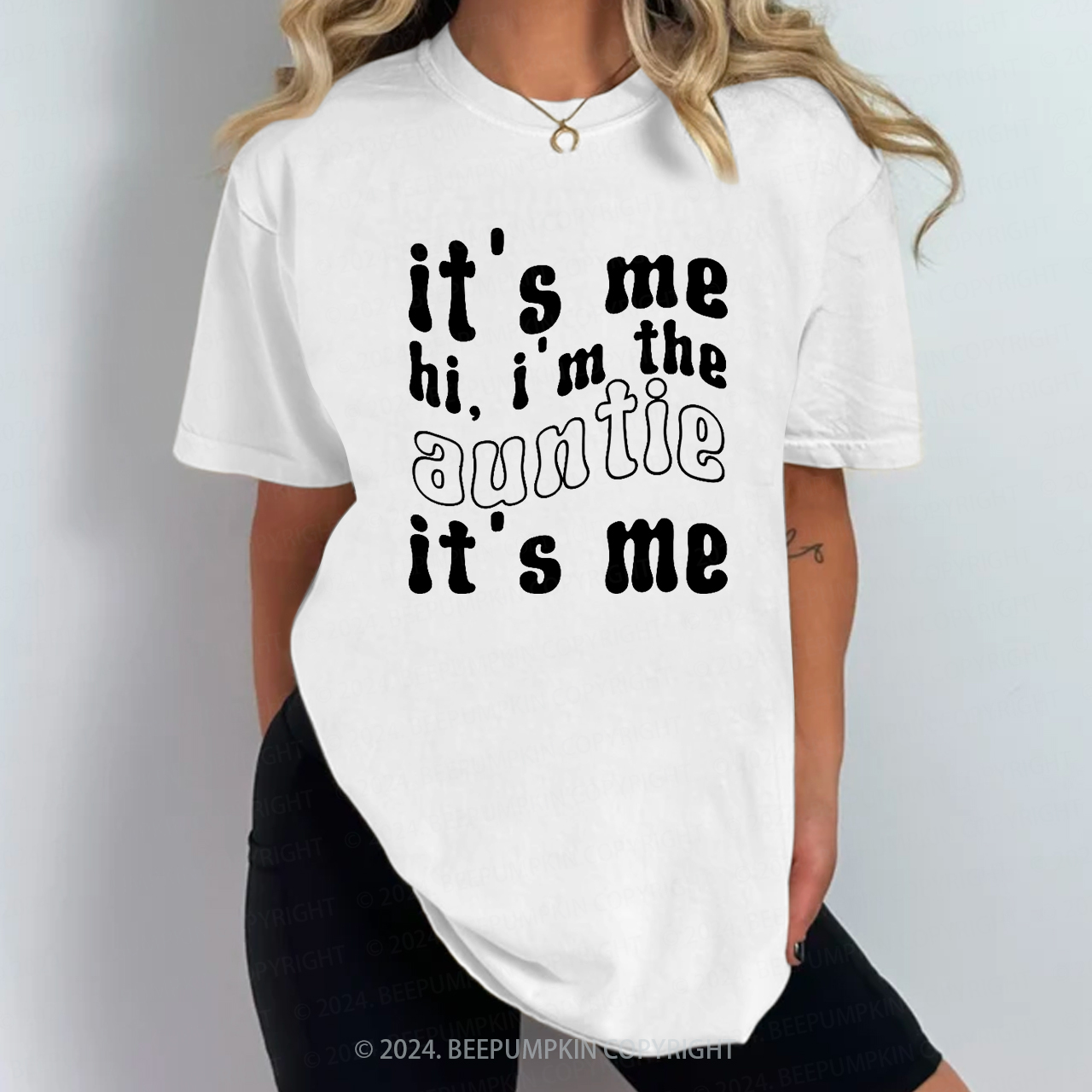 It's Me Hi I’m The Aunt Auntie Shirt