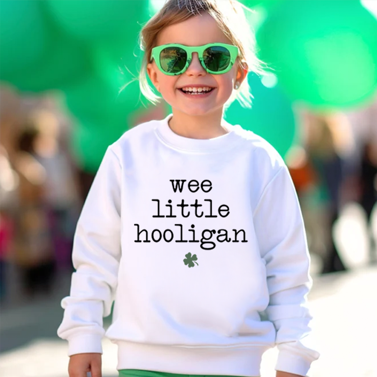 Wee Little Hooligan St. Patrick's Day Kid's Sweatshirt