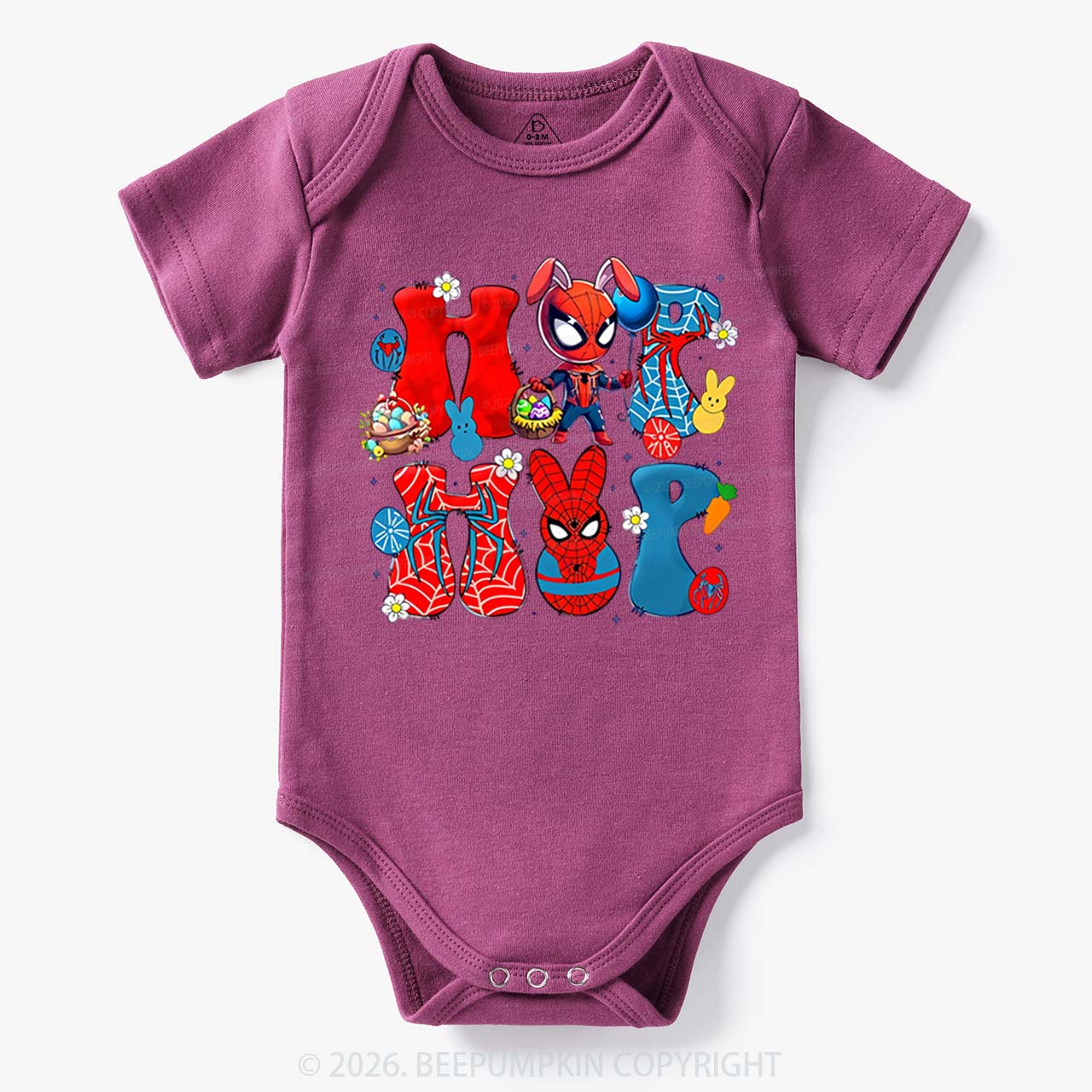 Cartoon Easter Bunny Bodysuit