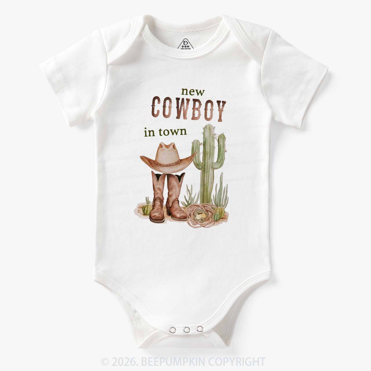 New Cowboy in Town Western Bodysuit
