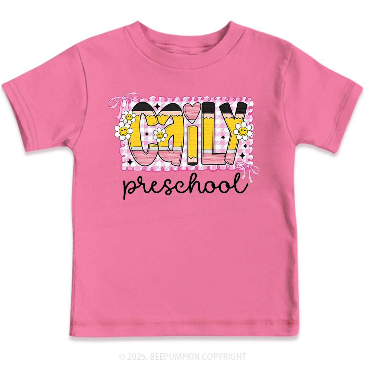 Personalized Graffiti Pencil Name Toddler&Kid's Tees Beepumpkin