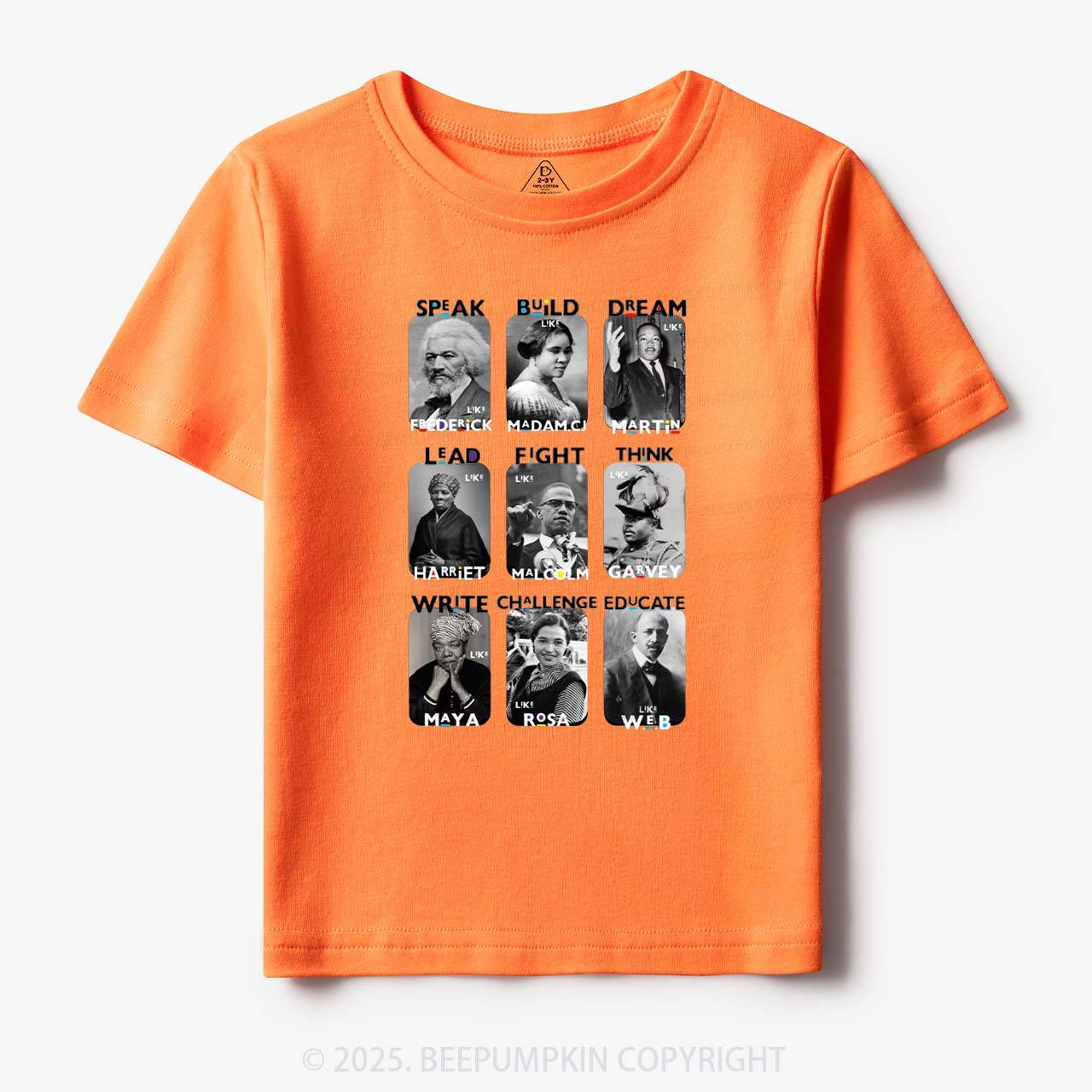 Inspired By Black History Toddler&Kid's Tees Beepumpkin