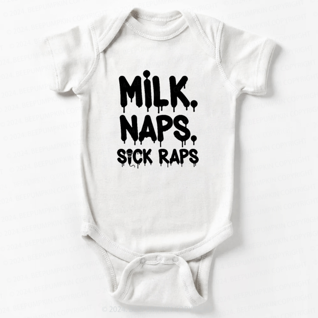 Milk Rap Hip Hop Bodysuit For Baby 8