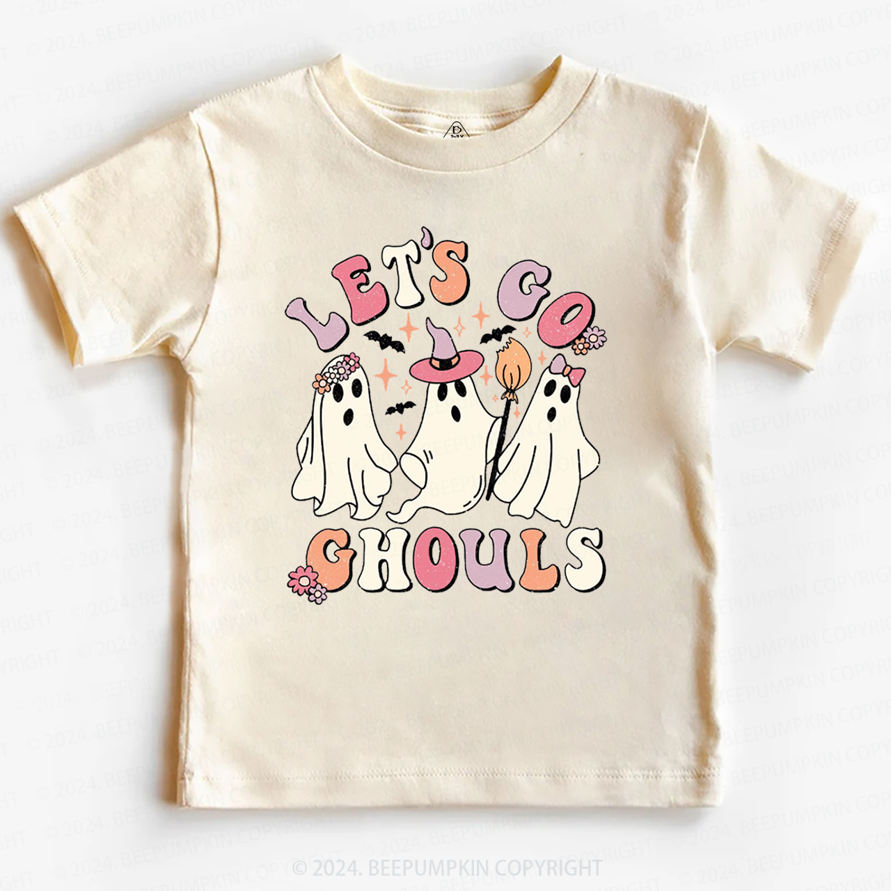 Let's Go Ghouls Halloween Toddler&Kids Tees 