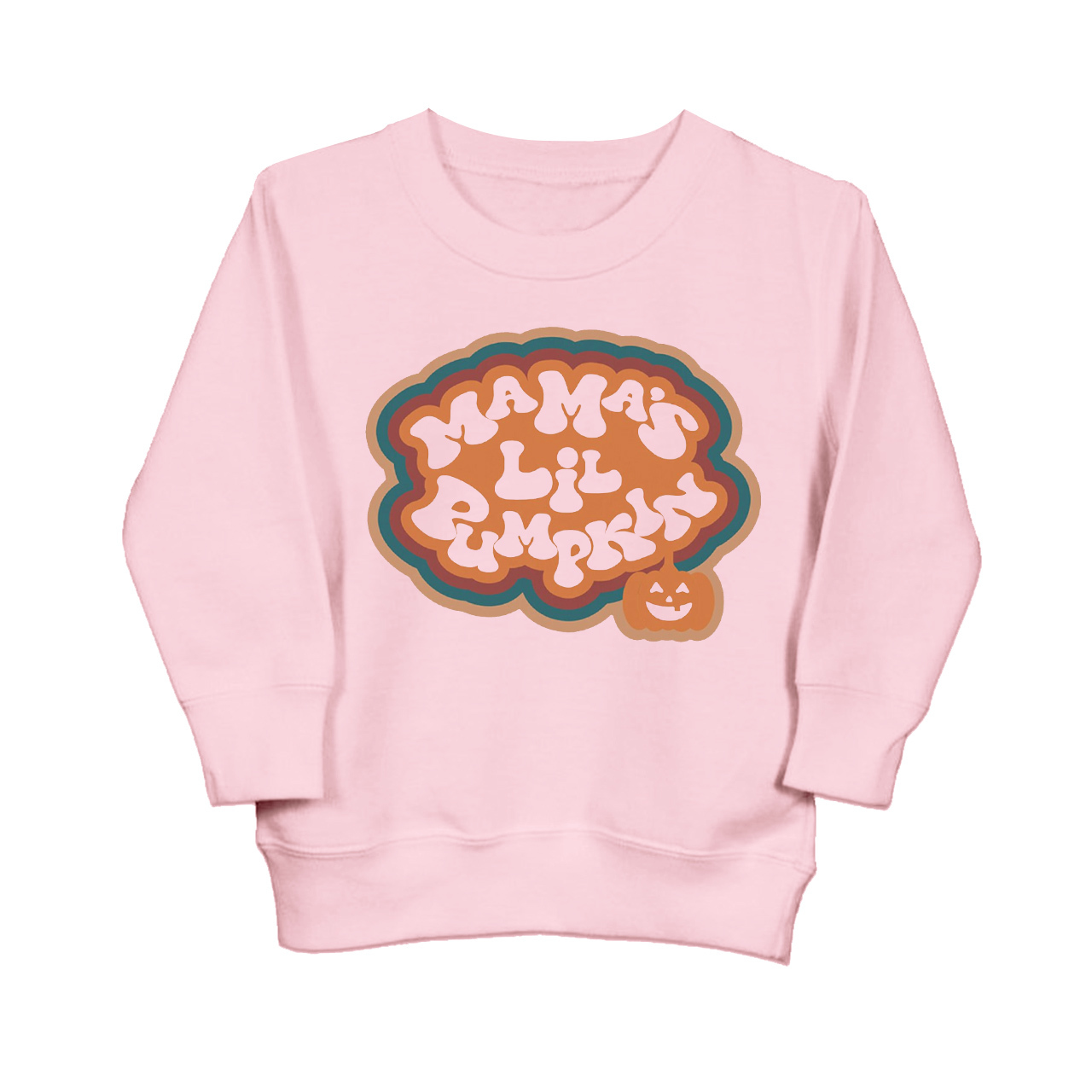 Halloween Mama's Lil Pumpkin Kids Sweatshirt