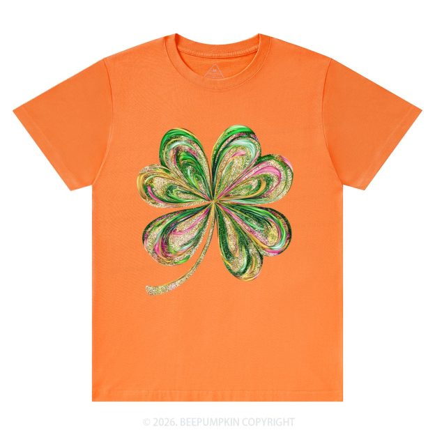Retro Lucky Shamrock St Patrick's Day T-Shirts Beepumpkin