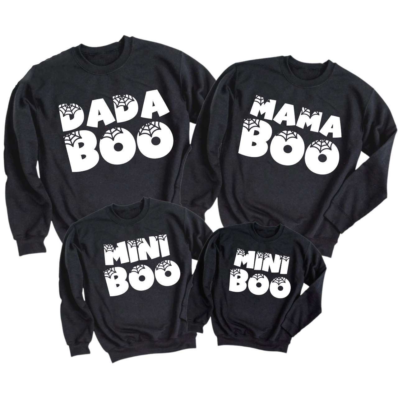 Personalized Matching Boo Family Sweatshirts