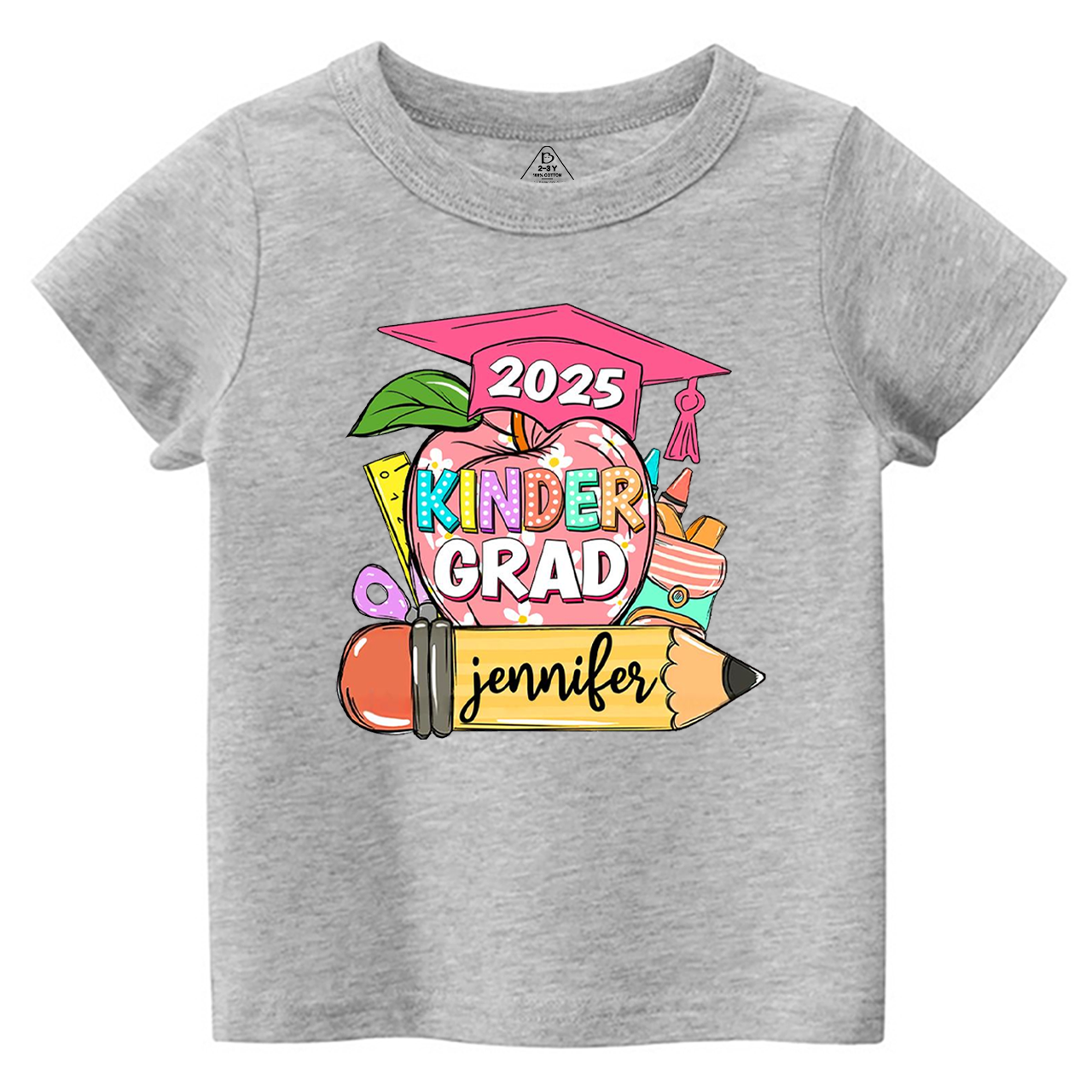 Personalized Kindergarten Graduation Toddler&Kid's Tees Beepumpkin 