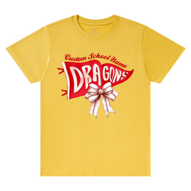 Personalized Mascot Watercolor Pennants Flag T-Shirts Beepumpkin