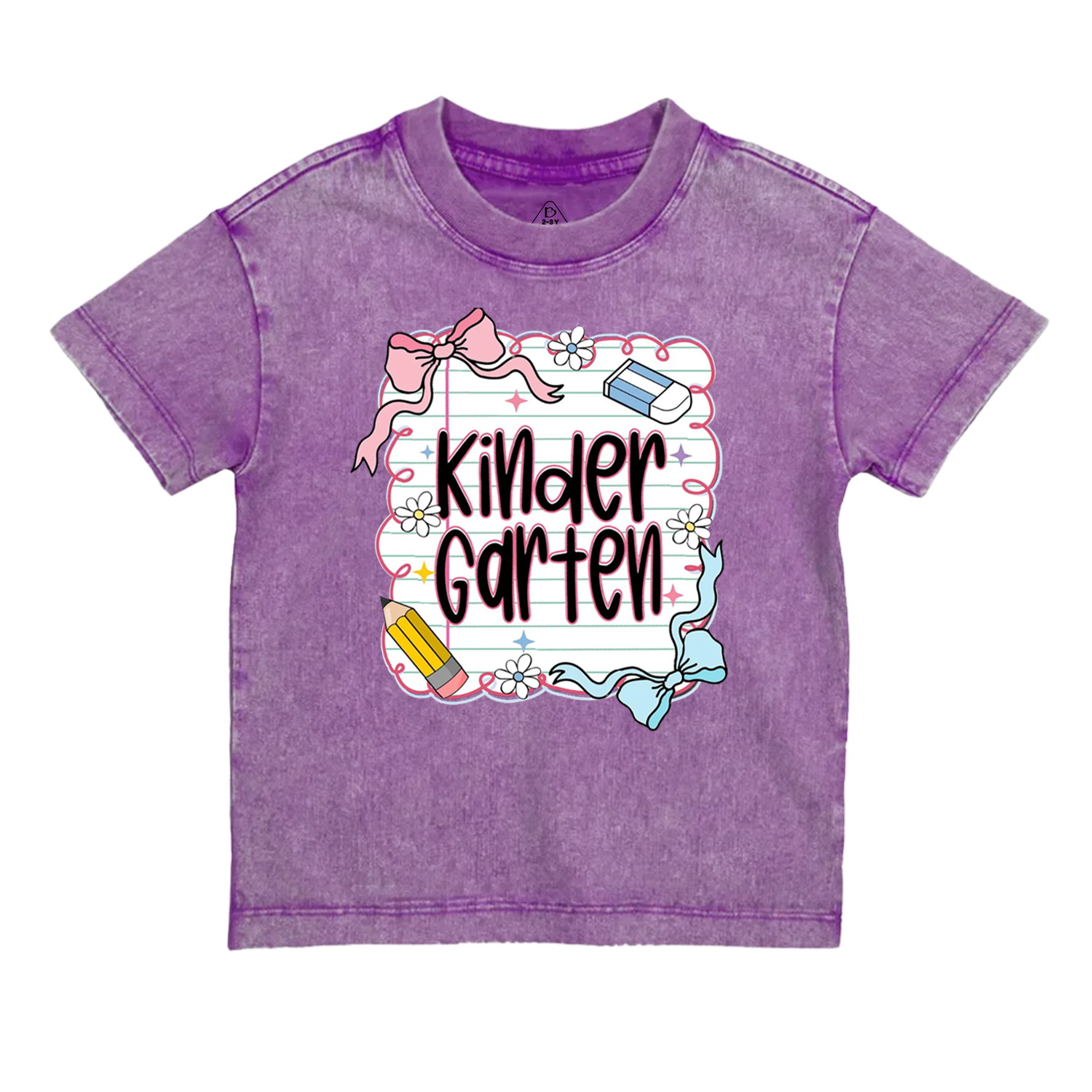 Personalized Back To School Bundle Toddler&Kids Washed Tees