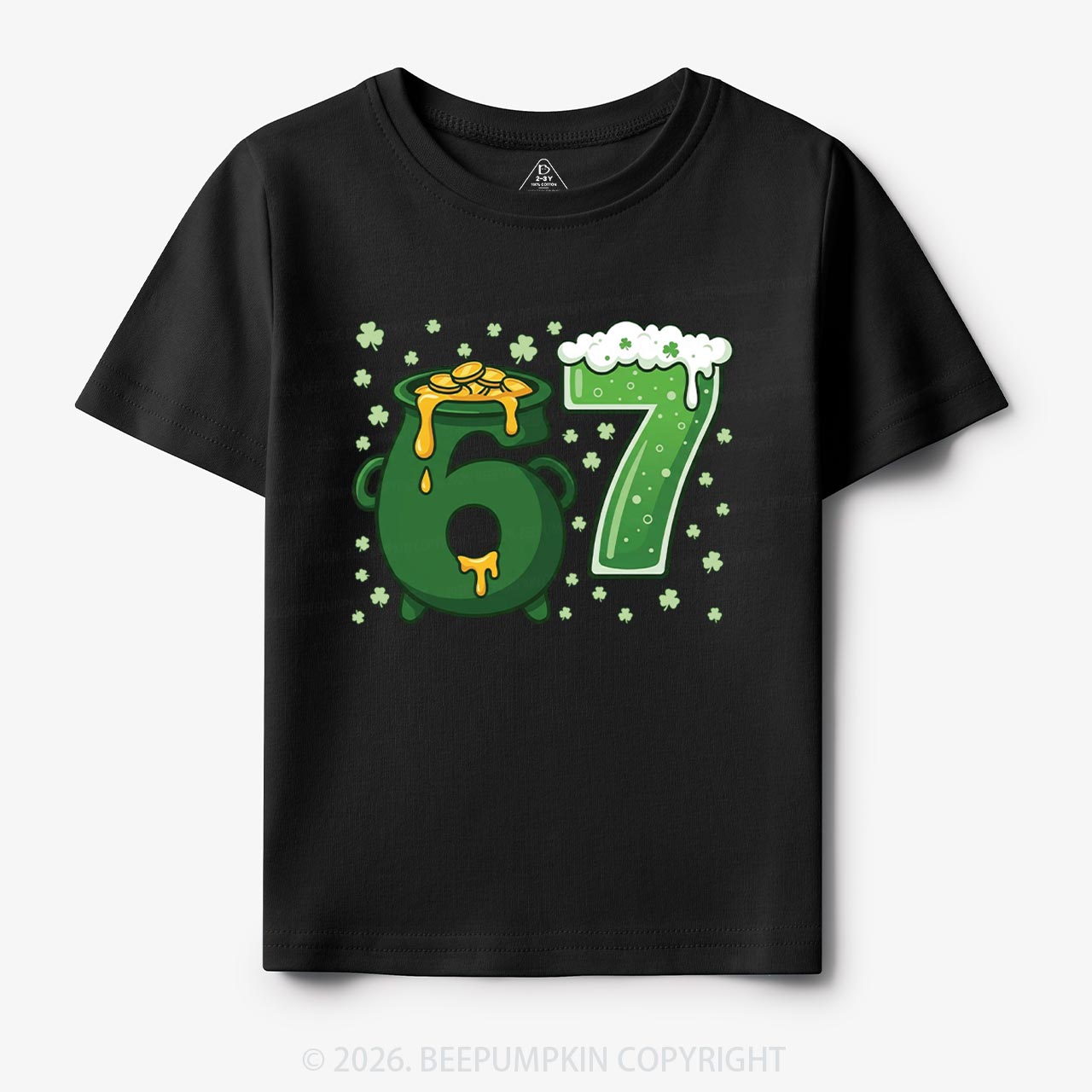 Six Seven St Patrick's Day Toddler&Kid's Tees Beepumpkin