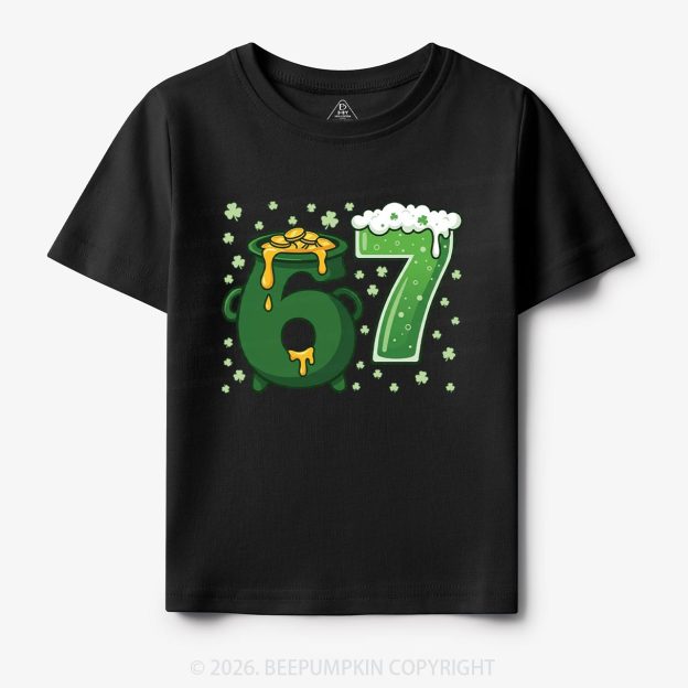 Six Seven St Patrick's Day Toddler&Kid's Tees Beepumpkin