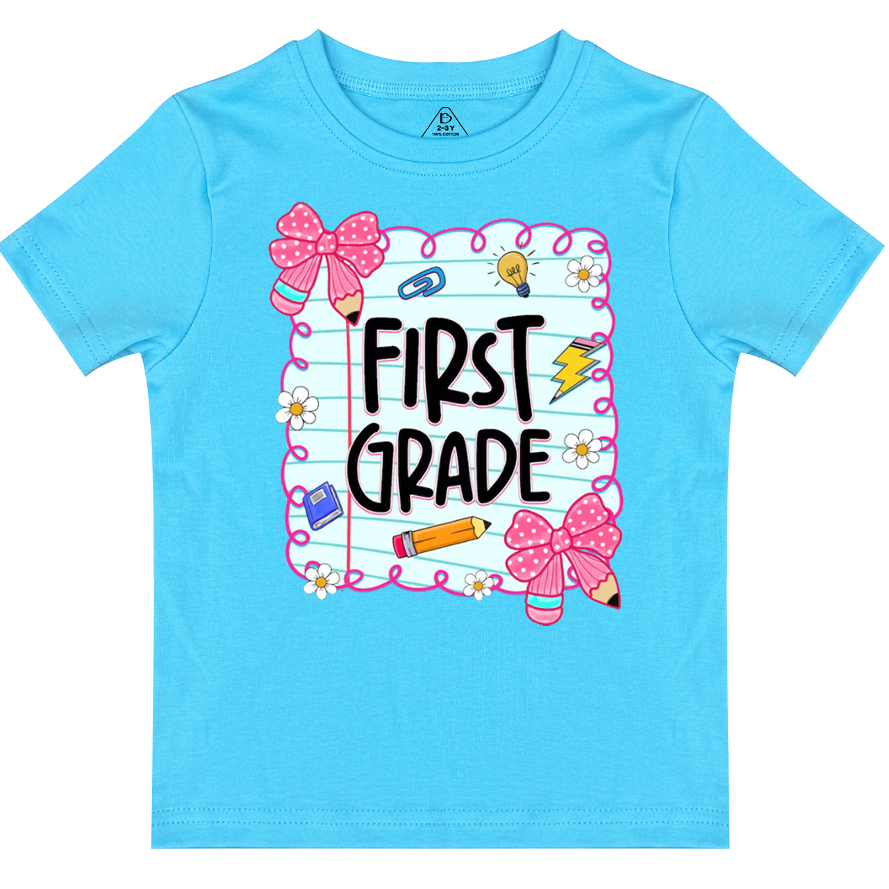 Personalized First Day Of School Toddler&Kid's Tees Beepumpkin