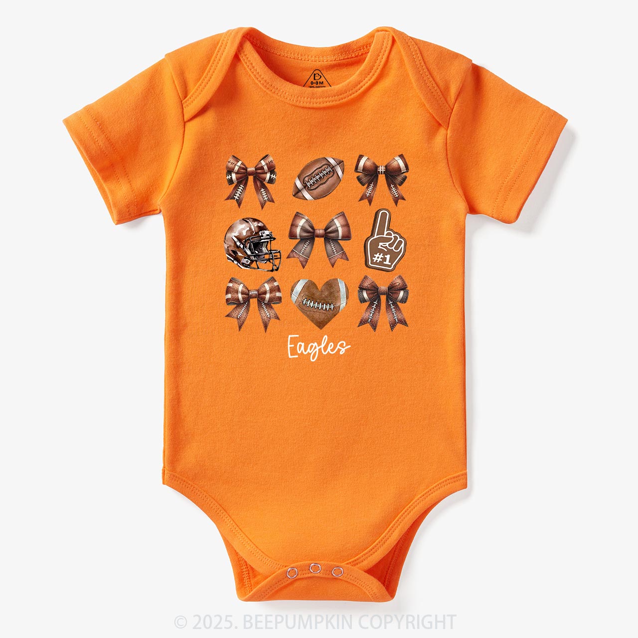 Personalized Football Bodysuit Beepumpkin