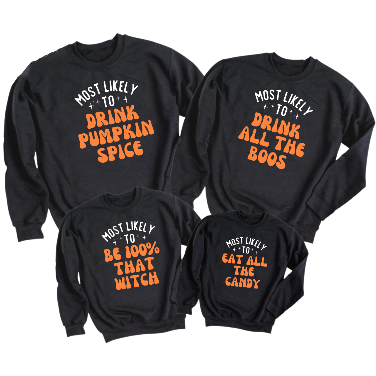 Custom Most Likely Halloween Family Party Sweatshirt