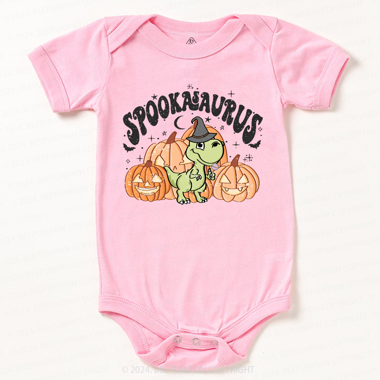  Spookasaurus Dinosaur Halloween Baby Bodysuits 