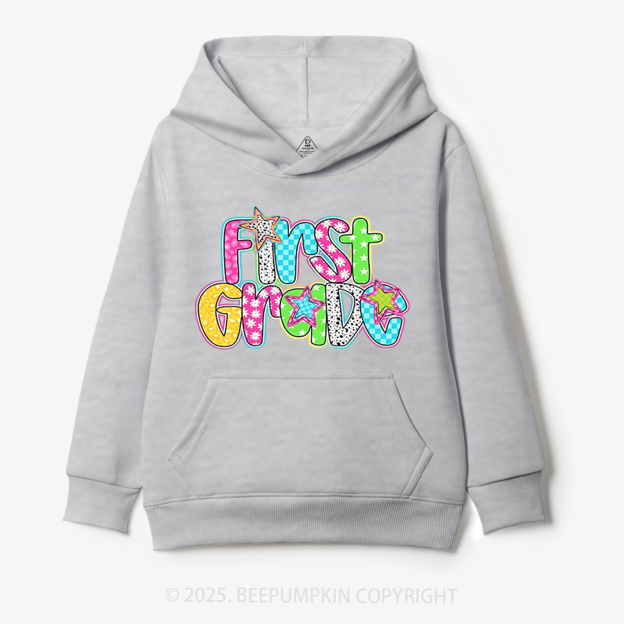 Personalized Grade Glow Up Kid's Hoodies Beepumpkin