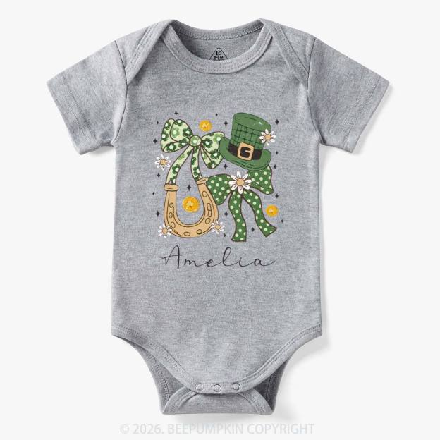 Floral Shamrock St Patrick’s Day Bodysuit