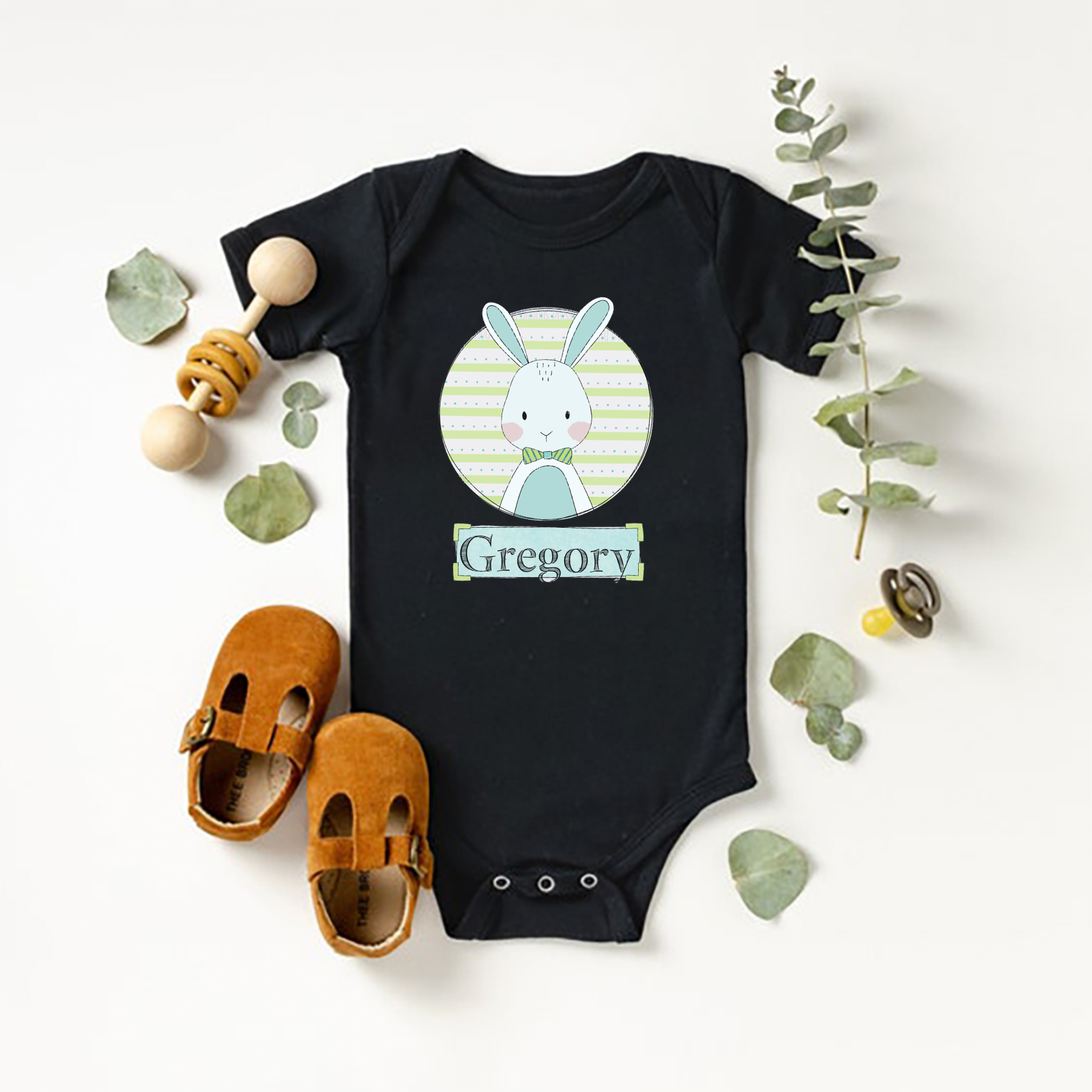 Personalized Boy&Girl Easter Baby Bodysuit