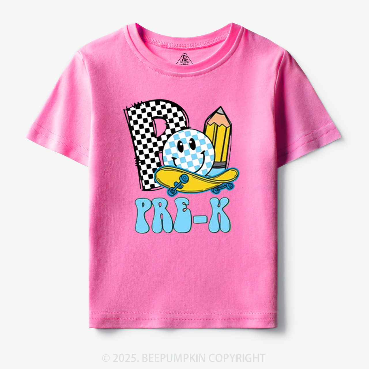 Personalized Pencil & Board Crew Toddler&Kid's Tees Beepumpkin