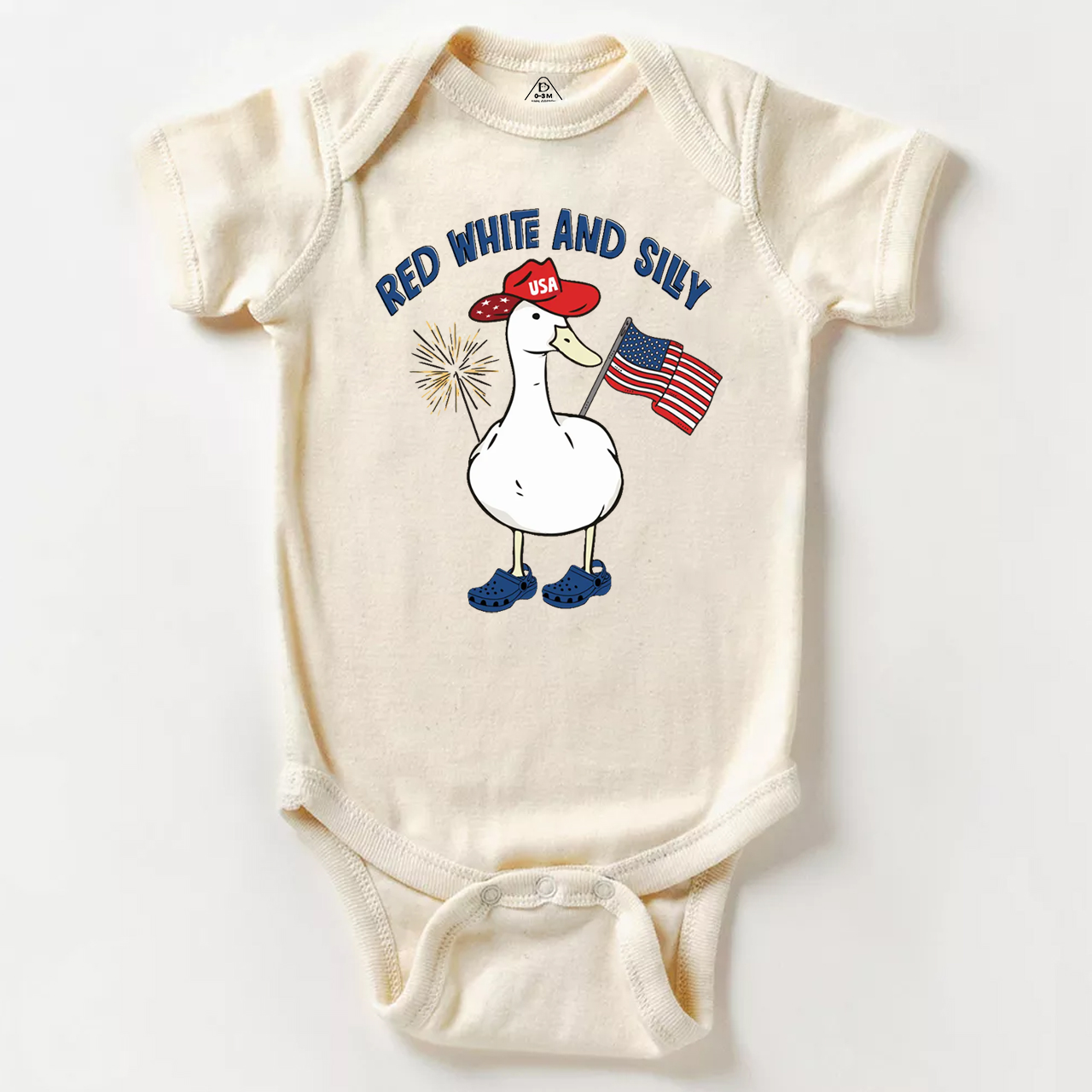 Red White And Silly Goose Bodysuit Beepumpkin
