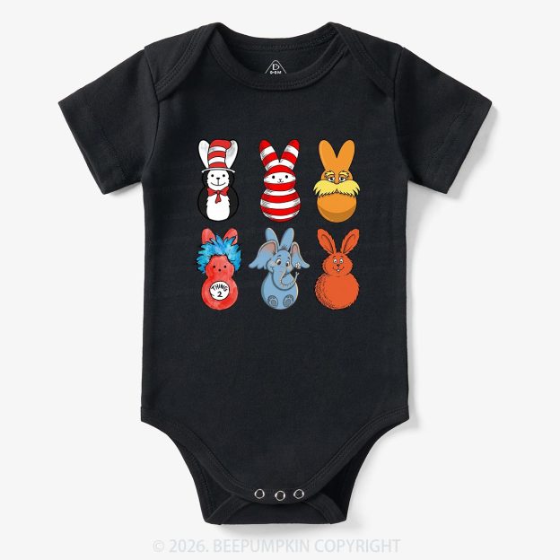 Storybook Bunny Tumbler Baby Bodysuit