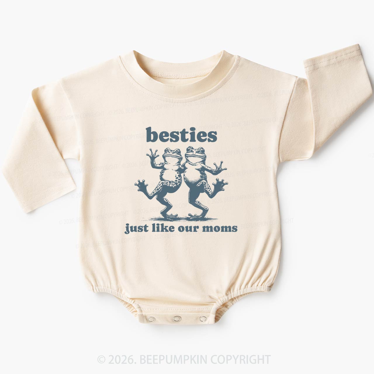 Besties Just Like Our Moms Baby Bubble Romper