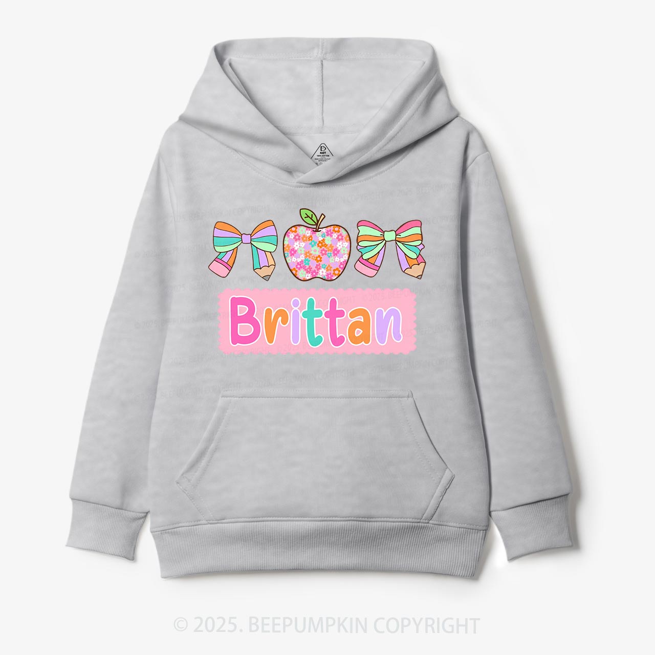 Personalized Pretty Name Kid's Hoodies Beepumpkin